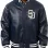 San Diego Padres Navy Blue Varsity Leather Jacket