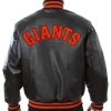 San Francisco Giants Black Bomber Leather Jacket San Francisco Giants Black Bomber Leather Jacket