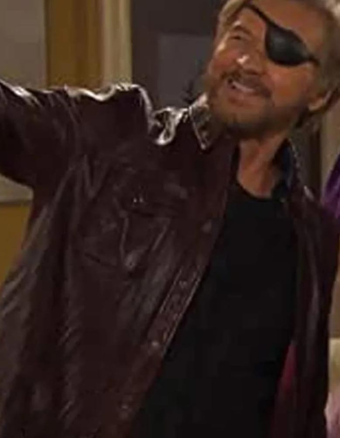 Days of Our Lives Season 2 Stephen Nichols Burgundy Leather Jacket Days of Our Lives Season 2 Stephen Nichols Burgundy Leather Jacket