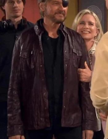 Days of Our Lives Season 2 Stephen Nichols Burgundy Leather Jacket Days of Our Lives Season 2 Stephen Nichols Burgundy Leather Jacket