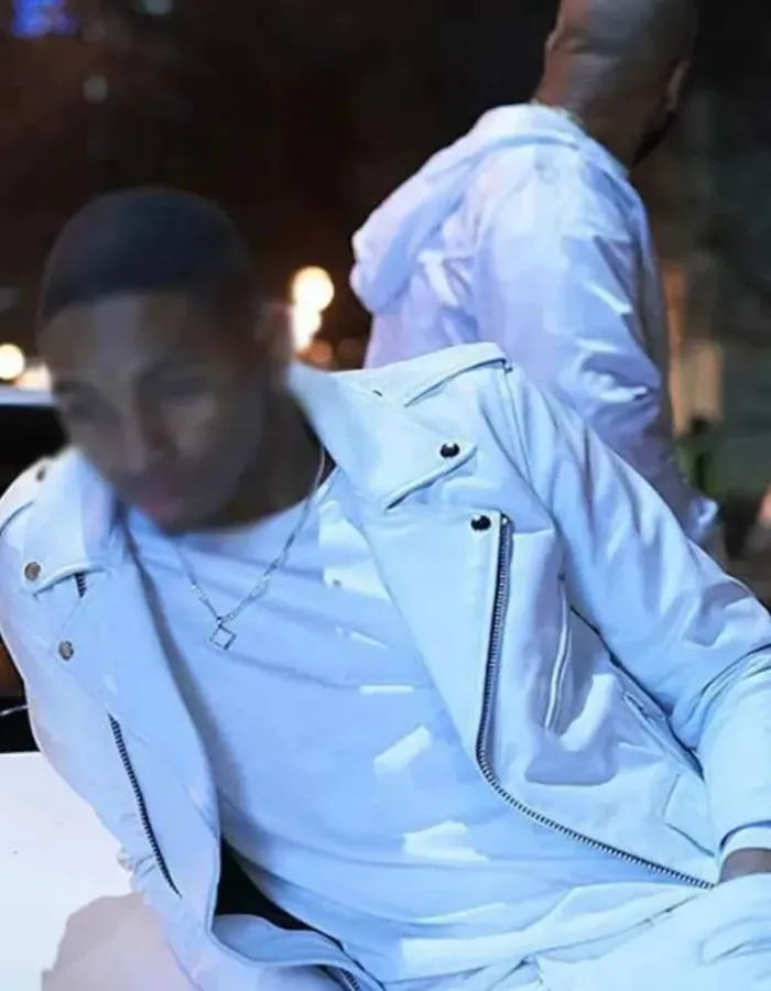 Superfly Juju White Leather Jacket