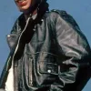 T Birds Danny Grease Black Biker Leather Jacket