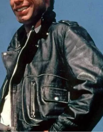 T Birds Danny Grease Black Biker Leather Jacket T Birds Danny Grease Black Biker Leather Jacket