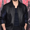 Madame Web Tahar Rahim Premiere Black Leather Jacket Madame Web Tahar Rahim Premiere Black Leather Jacket