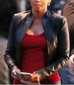 The Union 2024 Roxanne Hall Black Leather Jacket