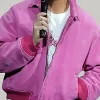 Barbie Ryan Gosling (Ken) Pink Suede Leather Jacket