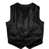 Barbie Ryan Gosling (Ken) Black Fringe Leather Vest