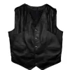 Barbie Ryan Gosling (Ken) Black Fringe Leather Vest Barbie Ryan Gosling (Ken) Black Fringe Leather Vest