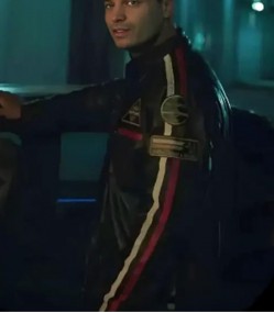 Berlin 2023 Adryen Mehdi Black Leather Jacket