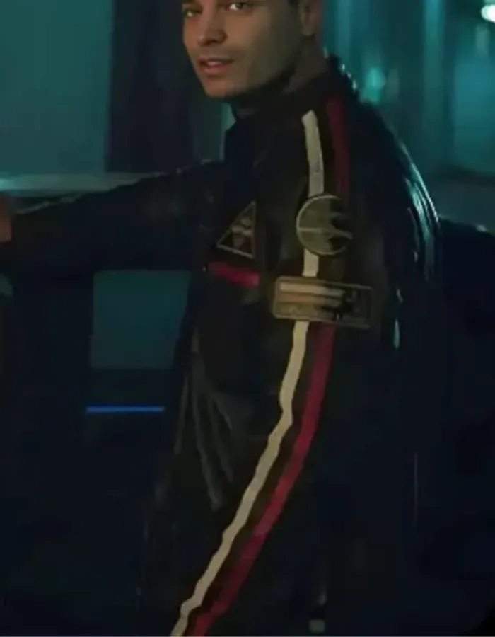Berlin 2023 Adryen Mehdi Black Leather Jacket
