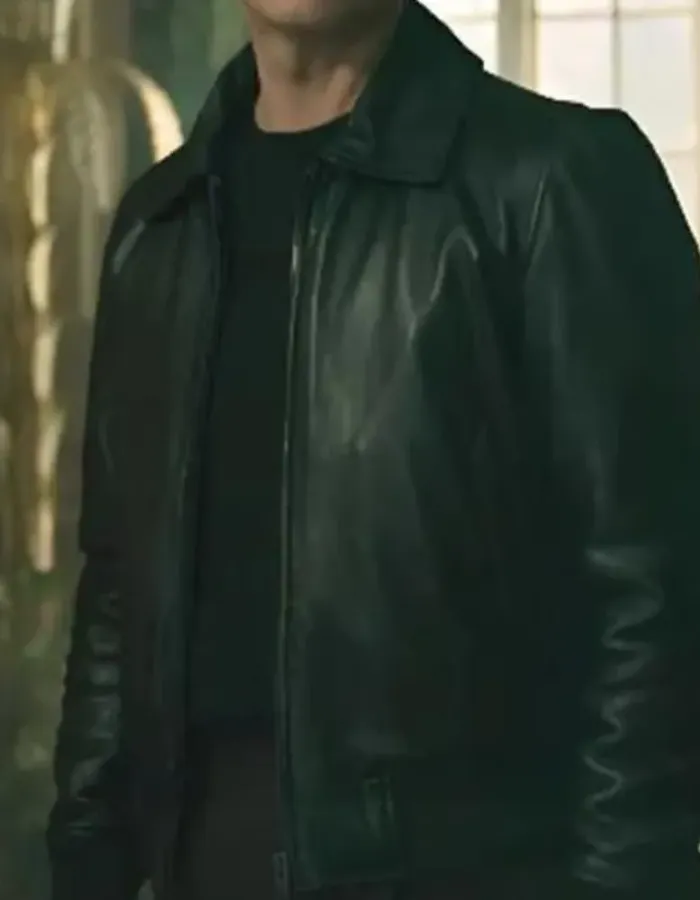 Berlín 2023 TV Series Pedro Alonso Berlin Black Leather Jacket