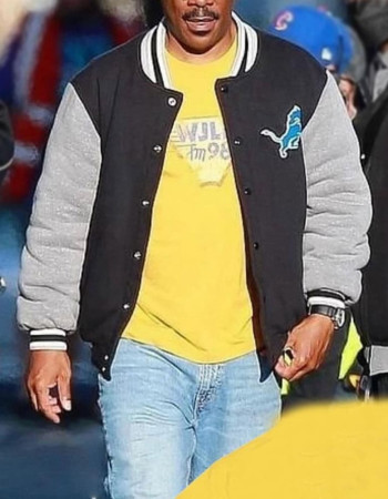 Beverly Hills Cop Axel F Eddie Murphy Varsity Jacket
