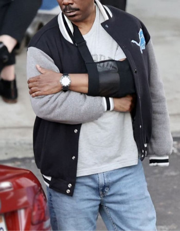 Beverly Hills Cop Axel F Eddie Murphy Varsity Jacket