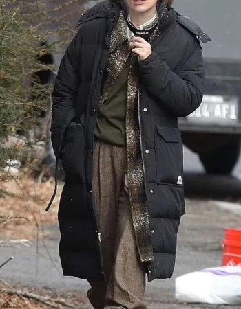 Boston Strangler 2023 Keira Knightley Black Puffer Coat Boston Strangler 2023 Keira Knightley Black Puffer Coat