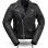 Connecticut Women's Black Asymmetrical Leather Motorcycle Jacket