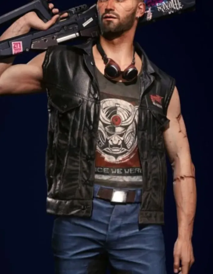 Cyberpunk 2077 V Nomad Black Vest Cyberpunk 2077 V Nomad Black Vest