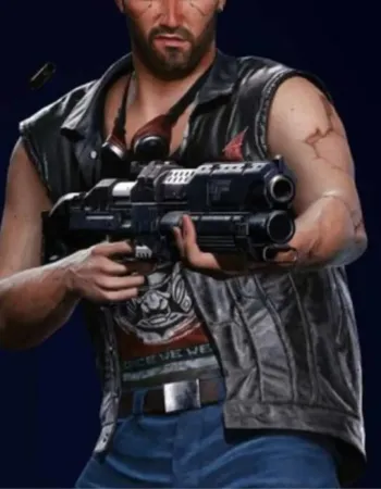 Cyberpunk 2077 V Nomad Black Vest Cyberpunk 2077 V Nomad Black Vest