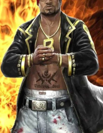 Dead Island 2 Sam B Black Leather Coat