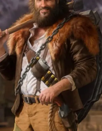 Desperados 3 Hector Mendoza Fur Shawl Collar Jacket