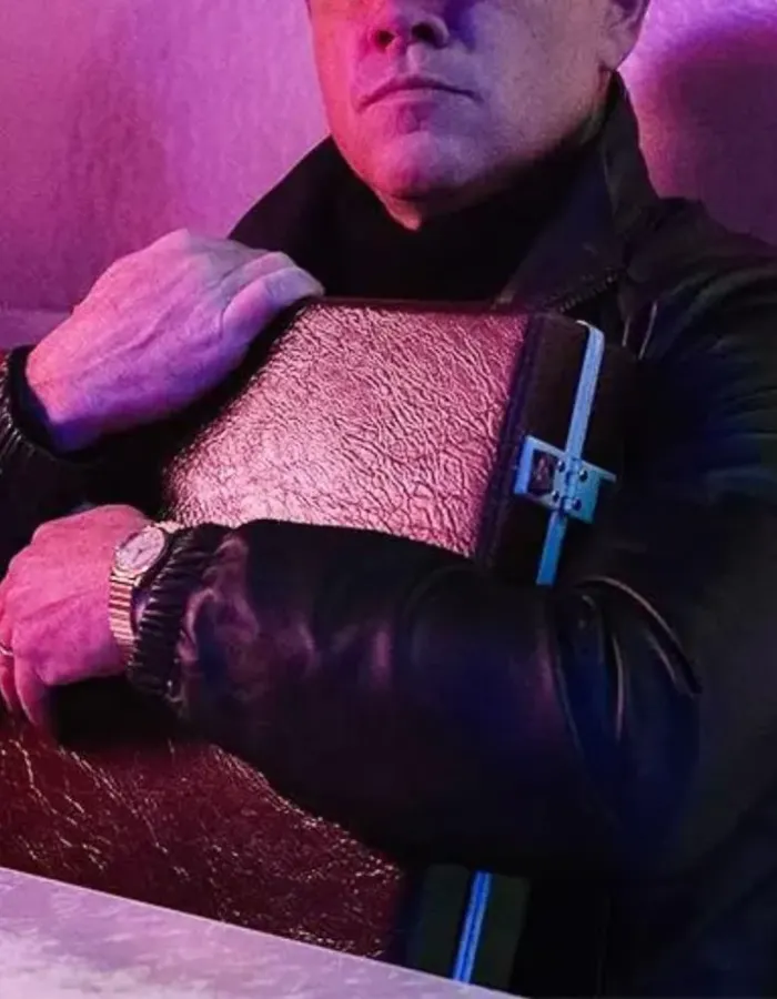 Drive-Away Dolls 2024 Matt Damon Black Leather Jacket Drive-Away Dolls 2024 Matt Damon Black Leather Jacket