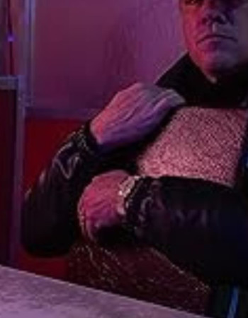 Drive-Away Dolls 2024 Matt Damon Black Leather Jacket