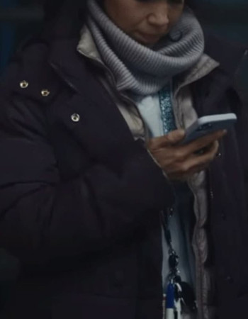Dumb Money 2023 Jenny Campbell Puffer Jacket