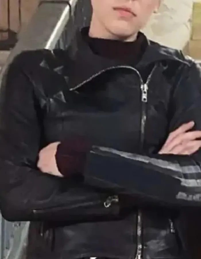 Echo 2024 Alaqua Cox (Maya Lopez) Black Leather Jacket