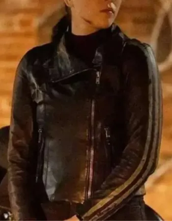 Echo 2024 Alaqua Cox (Maya Lopez) Black Leather Jacket