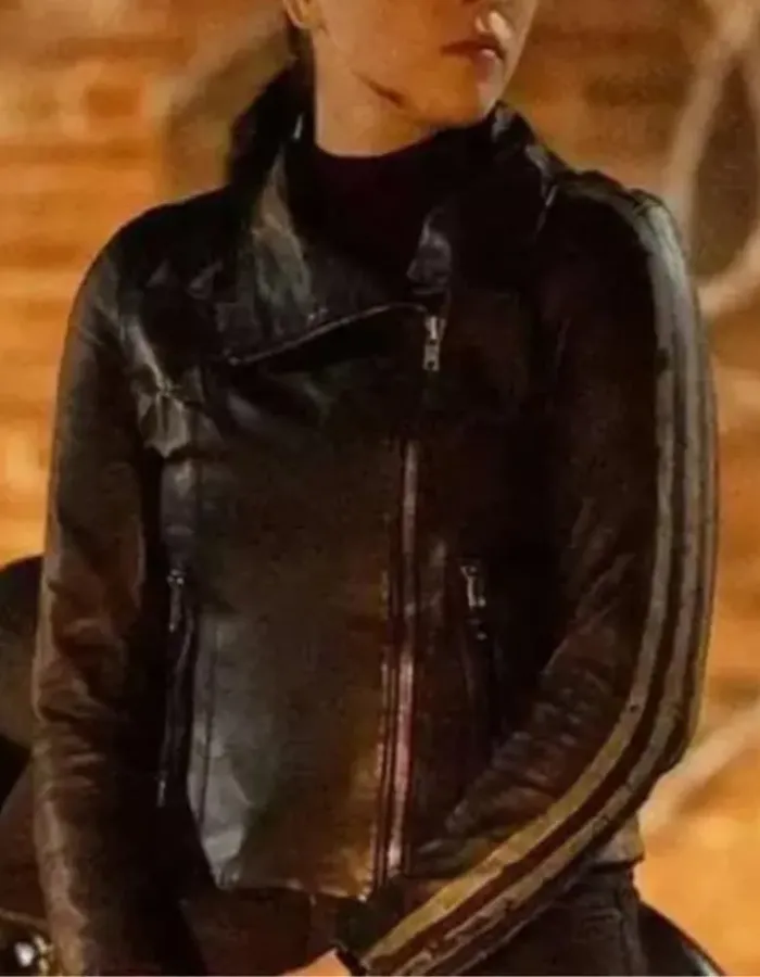 Echo 2024 Alaqua Cox (Maya Lopez) Black Leather Jacket