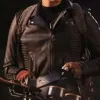 Echo S01 Alaqua Cox Black Leather Jacket Echo S01 Alaqua Cox Black Leather Jacket