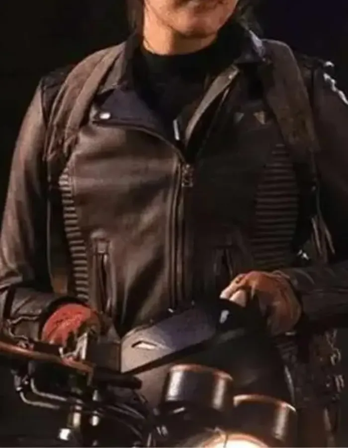 Echo S01 Alaqua Cox Black Leather Jacket Echo S01 Alaqua Cox Black Leather Jacket