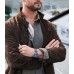 Extraction 2 Chris Hemsworth (Tyler Rake) Brown Suede Leather Jacket