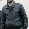 Extraction 2 Tornike Gogrichiani Black Leather Jacket