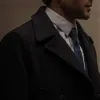 Fair Play 2023 Alden Ehrenreich (Luke) Black Trench Coat