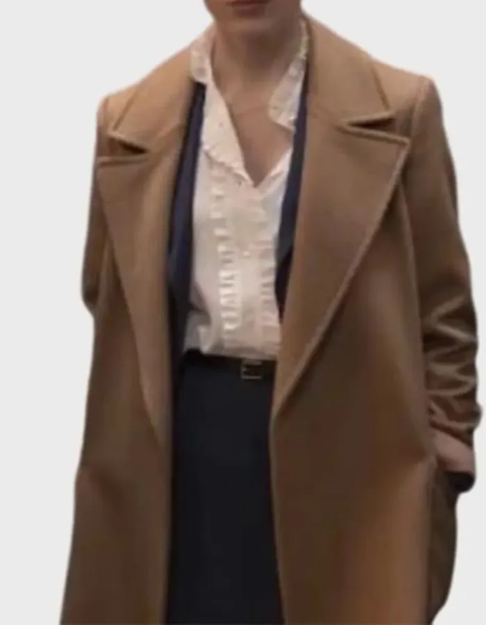 Fair Play 2023 Phoebe Dynevor (Emily) Brown Coat Fair Play 2023 Phoebe Dynevor (Emily) Brown Coat