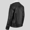 Fernando Sherpa-Lined Trucker Black Leather Jacket Fernando Sherpa-Lined Trucker Black Leather Jacket