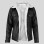 Fernando Sherpa-Lined Trucker Black Leather Jacket