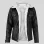 Fernando Sherpa-Lined Trucker Black Leather Jacket