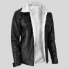 Fernando Sherpa-Lined Trucker Black Leather Jacket Fernando Sherpa-Lined Trucker Black Leather Jacket