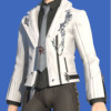 Final Fantasy XIV Scion Adventurer White Leather Jacket
