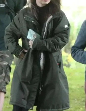 Flora and Son 2023 Eve Hewson Green Coton Jacket