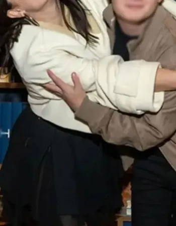 Flora and Son Eve Hewson White Wool Jacket Flora and Son Eve Hewson White Wool Jacket