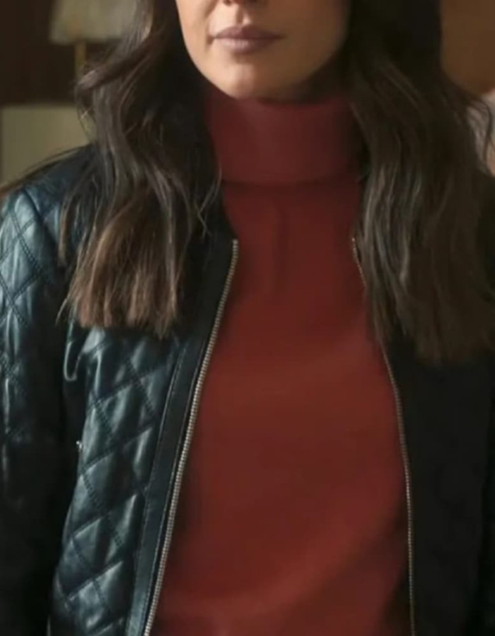 Fool Me Once 2024 Maya Stern Black Leather Jacket Fool Me Once 2024 Maya Stern Black Leather Jacket