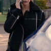 Fool Me Once 2024 Maya Stern Black Shearling Jacket Fool Me Once 2024 Maya Stern Black Shearling Jacket