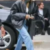 Hailey Bieber Leather Jacket Hailey Bieber Leather Jacket