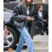 Hailey Bieber Leather Jacket 