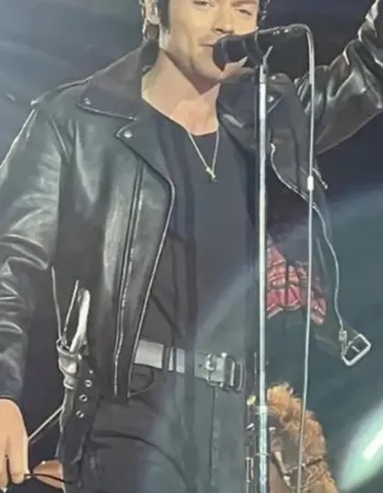 Harry Styles Harryween Black Leather Jacket