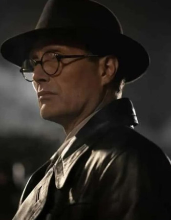 Indiana Jones and the Dial of Destiny Mads Mikkelsen Leather Coat