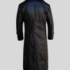 Jackson Men's Full-Length Black Leather Dust Coat Jackson Men's Full-Length Black Leather Dust Coat