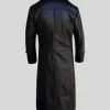 Jackson Men's Full-Length Black Leather Dust Coat Jackson Men's Full-Length Black Leather Dust Coat